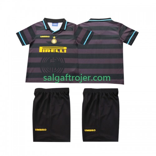 Internazionale Milano Fodboldtrøjer Børn Retro 3. sæt 1997 1998 Kort ærmer Internazionale Milano Fodboldtrøjer Børn Retro 3. sæt 1997 1998 Kort ærmer